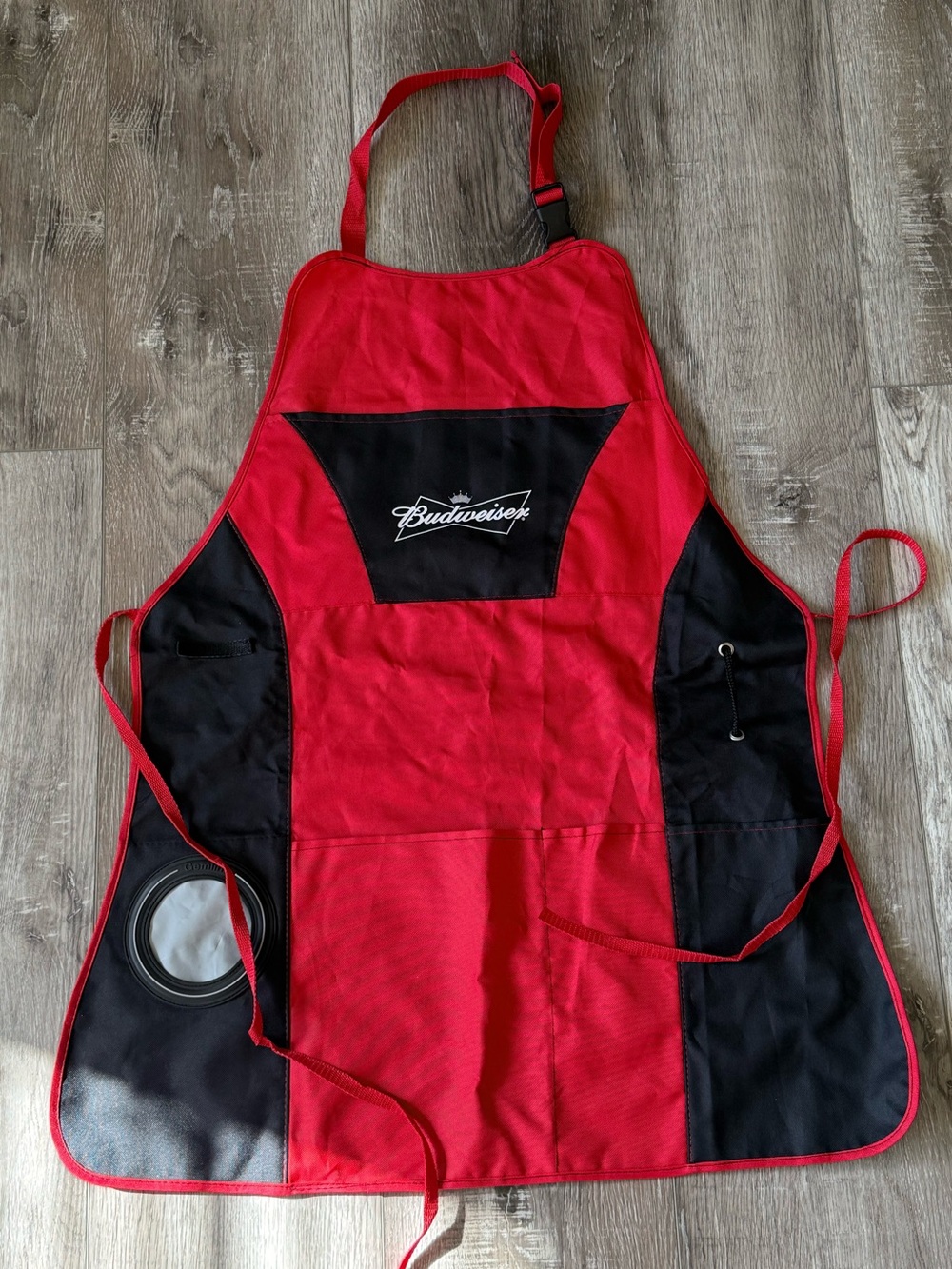 Budweiser Red and Black Branded Work Apron